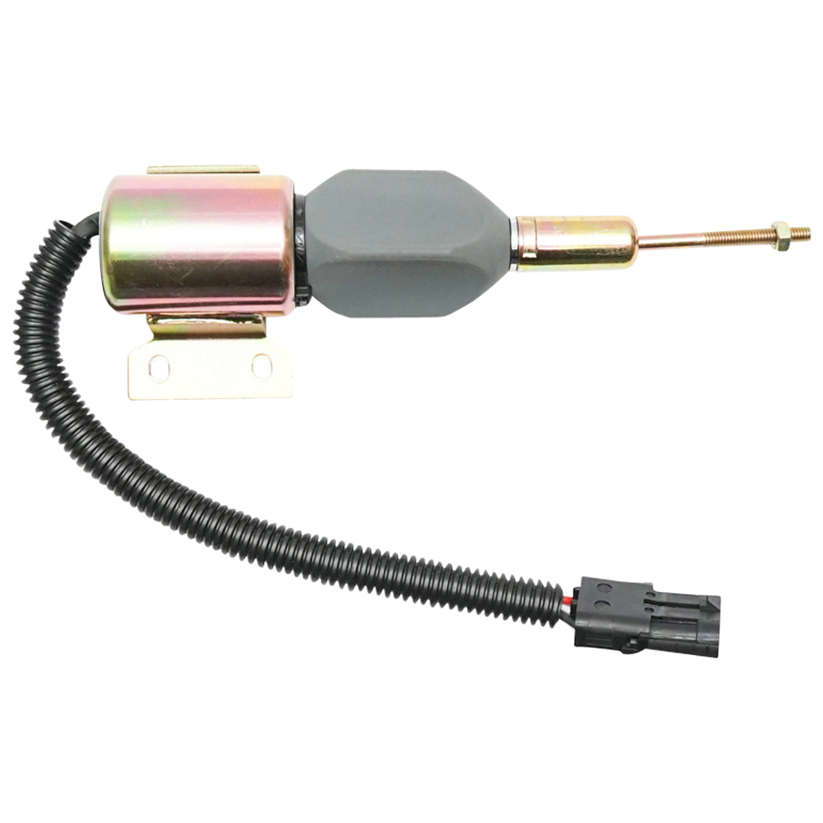 Injector pump solenoid shut-off with sensor for Case IH J930658